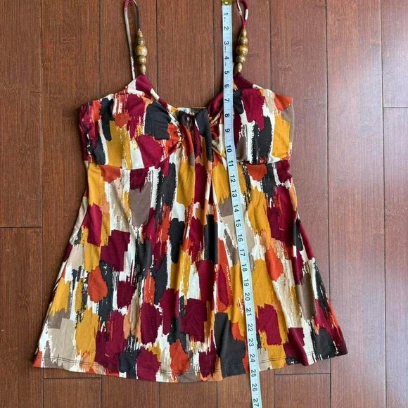 Y2K Made in the USA Vibrant Orange‎ and Red Tank - Picture 5 of 5